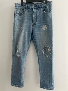 Levi’s 501 Distressed Jeans